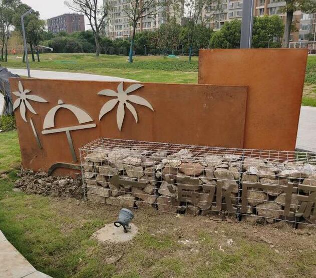 滦平锈钢板挡土墙